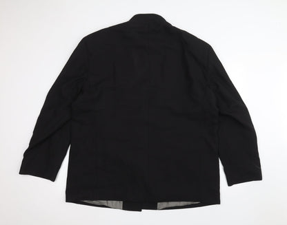 Shortes London Mens Black   Jacket Suit Jacket Size 40
