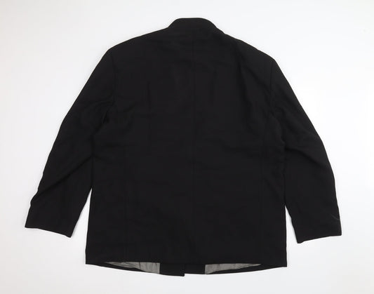 Shortes London Mens Black   Jacket Suit Jacket Size 40