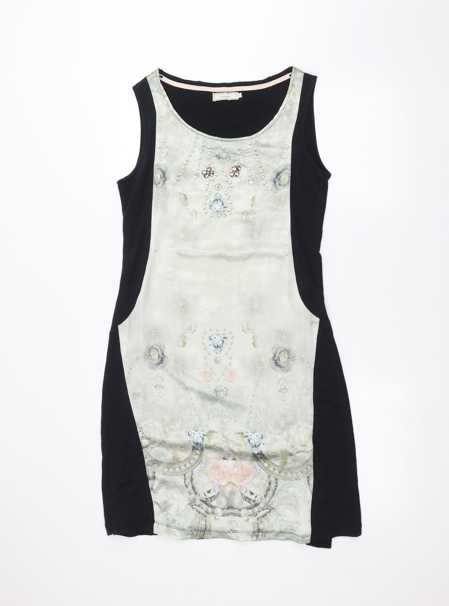 Cream Womens Black   A-Line  Size S