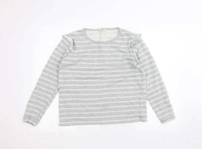 Womens UK Size 12 Papaya Grey Pullover Jumper