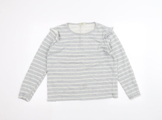 Womens UK Size 12 Papaya Grey Pullover Jumper