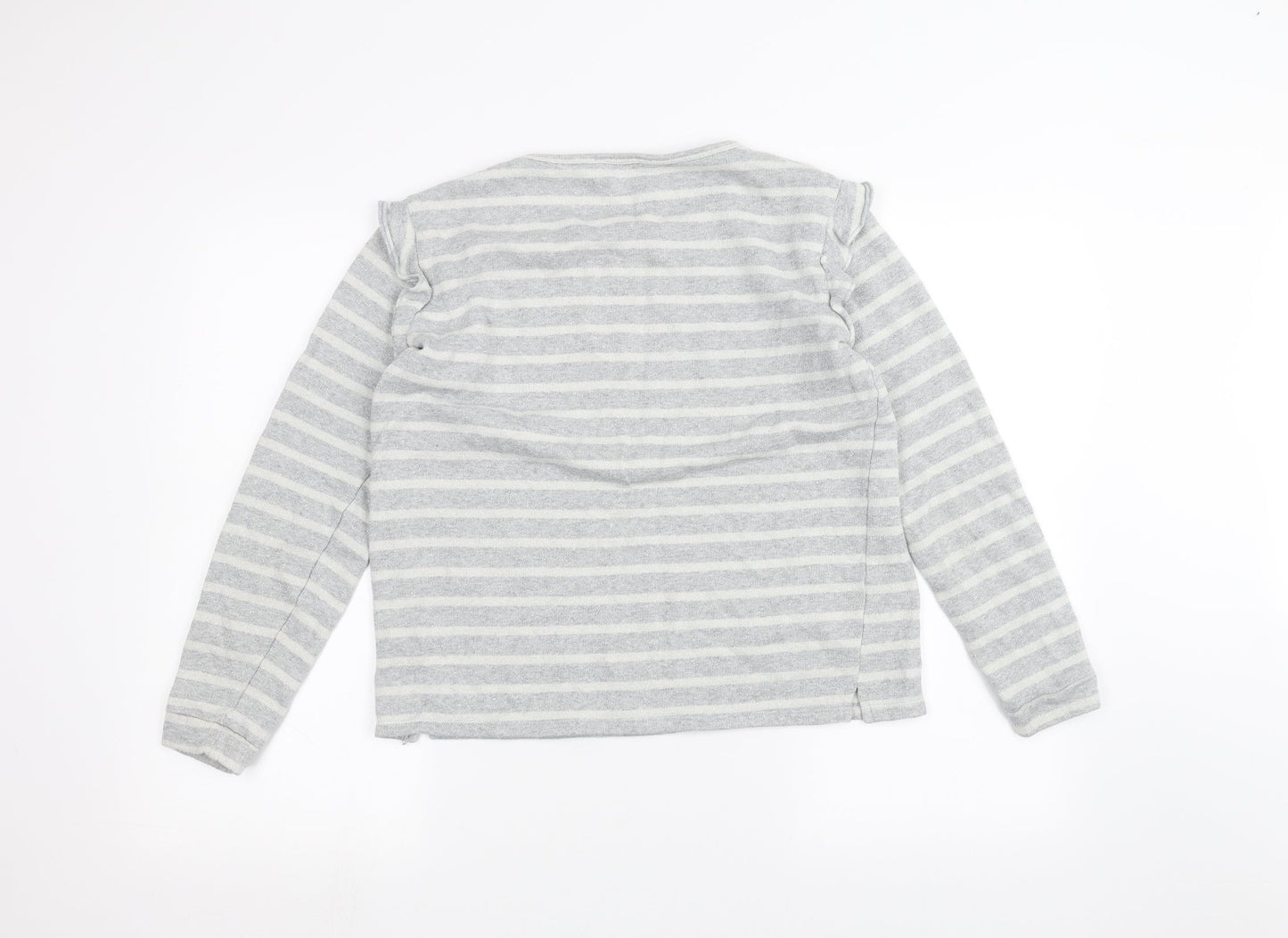 Womens UK Size 12 Papaya Grey Pullover Jumper