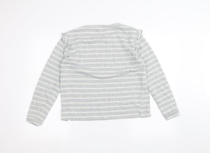 Womens UK Size 12 Papaya Grey Pullover Jumper