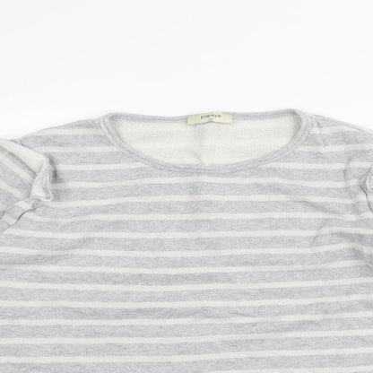 Womens UK Size 12 Papaya Grey Pullover Jumper