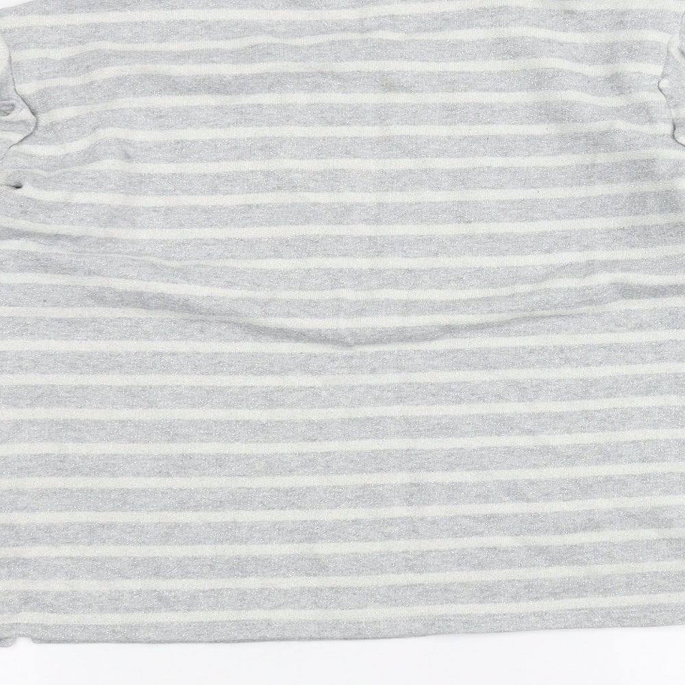 Womens UK Size 12 Papaya Grey Pullover Jumper