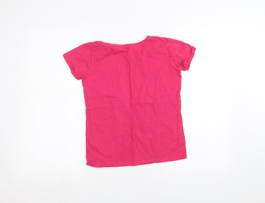 Primark Girls Pink   Basic T-Shirt Size 10-11 Years