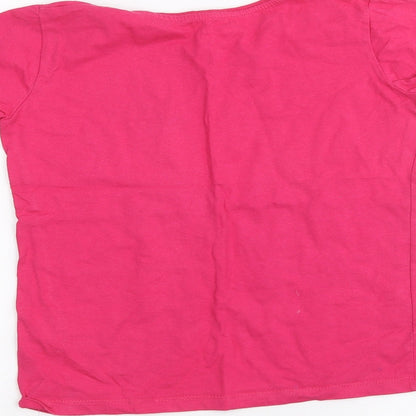 Primark Girls Pink   Basic T-Shirt Size 10-11 Years