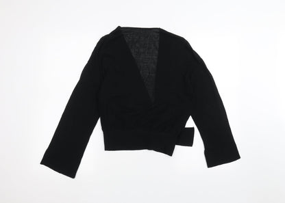 Womens UK Size M Preworn Black Cardigan Jumper