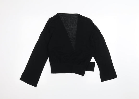 Womens UK Size M Preworn Black Cardigan Jumper