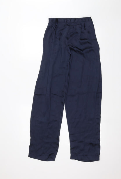 Womens UK Size 10 Preworn Regular Fit  Blue Trousers