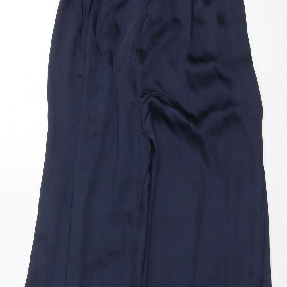 Womens UK Size 10 Preworn Regular Fit  Blue Trousers