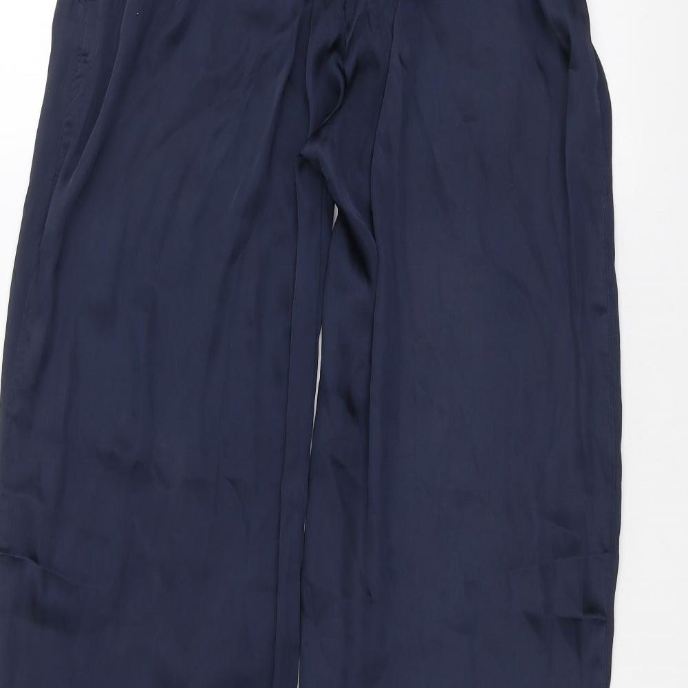Womens UK Size 10 Preworn Regular Fit  Blue Trousers