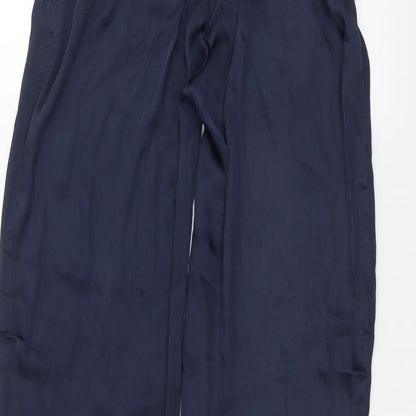 Womens UK Size 10 Preworn Regular Fit  Blue Trousers