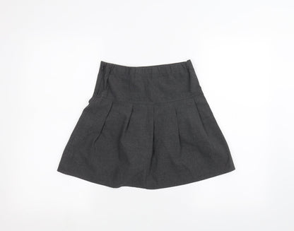 Marks and Spencer Girls Grey   A-Line Skirt Size 8-9 Years