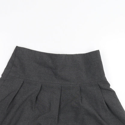 Marks and Spencer Girls Grey   A-Line Skirt Size 8-9 Years