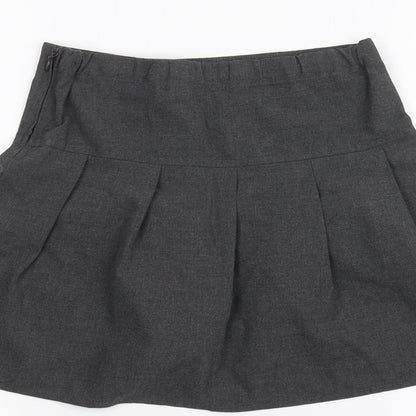 Marks and Spencer Girls Grey   A-Line Skirt Size 8-9 Years