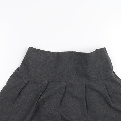 Marks and Spencer Girls Grey   A-Line Skirt Size 8-9 Years