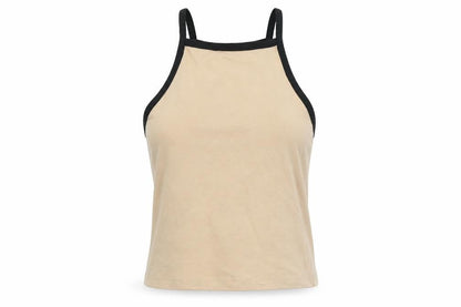 Womens UK Size XS H&M Brown Basic Tank