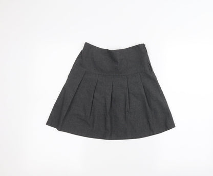 Marks and Spencer Girls Grey   A-Line Skirt Size 8-9 Years
