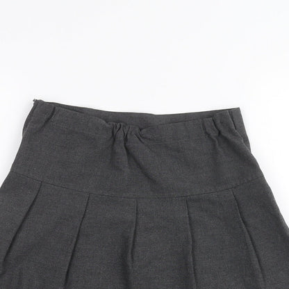 Marks and Spencer Girls Grey   A-Line Skirt Size 8-9 Years