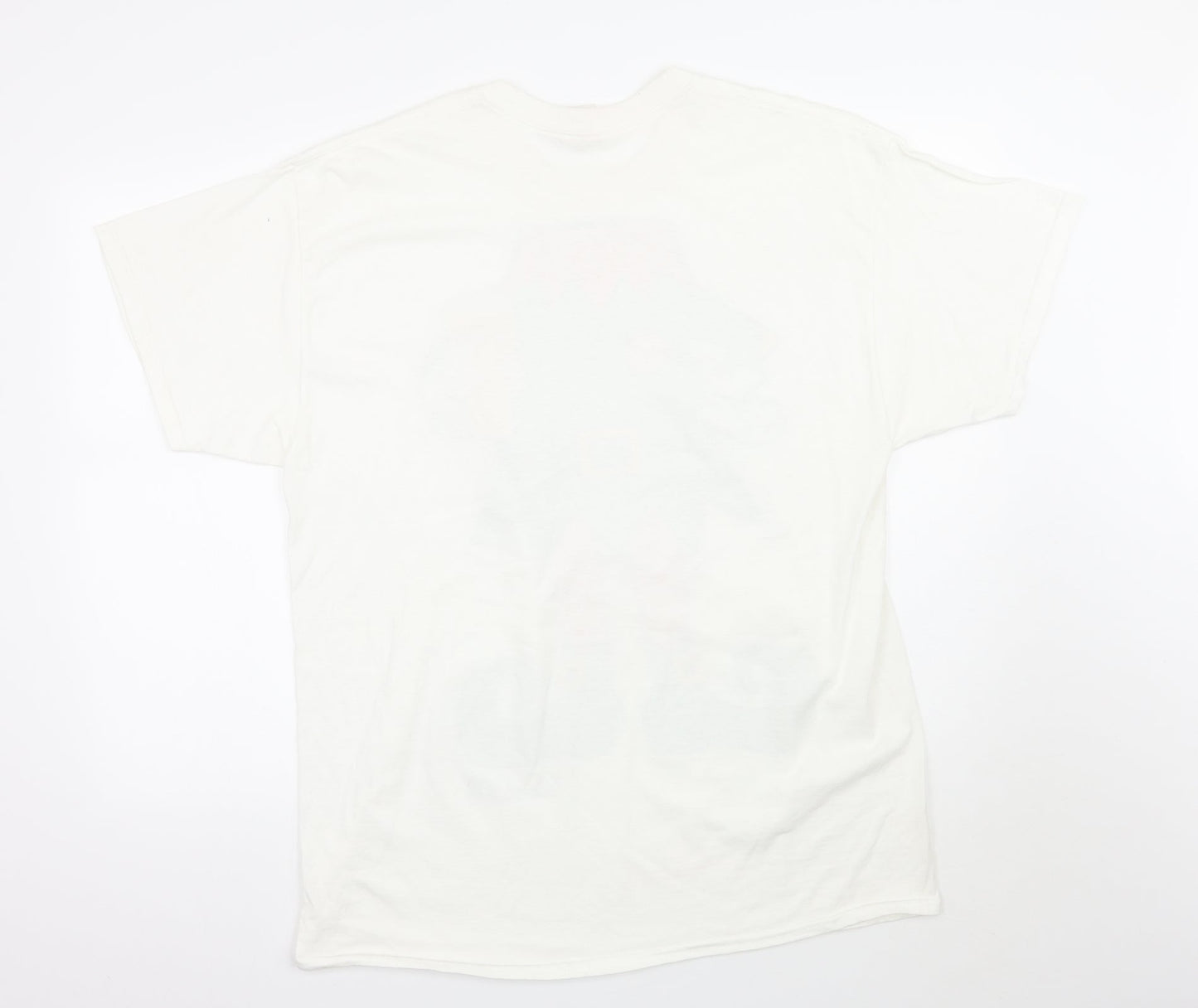 Mens UK Size XL Gildan White  T-Shirt