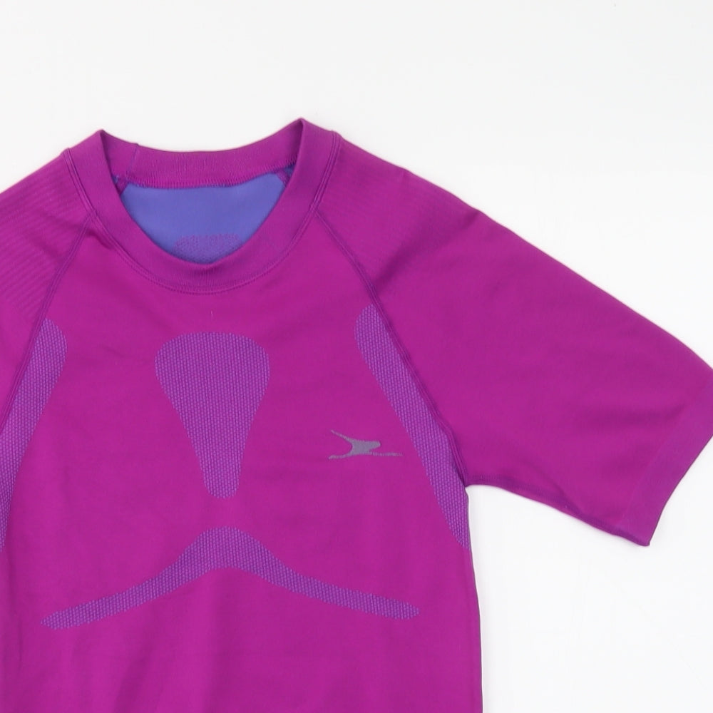Preworn Womens Purple   Basic T-Shirt Size L