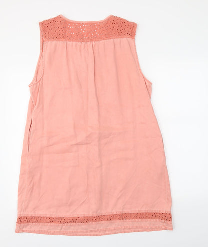 Womens UK Size XL Kenneth Cole Pink Tunic Tank