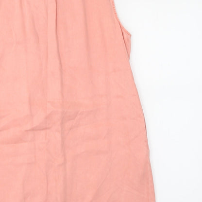 Womens UK Size XL Kenneth Cole Pink Tunic Tank