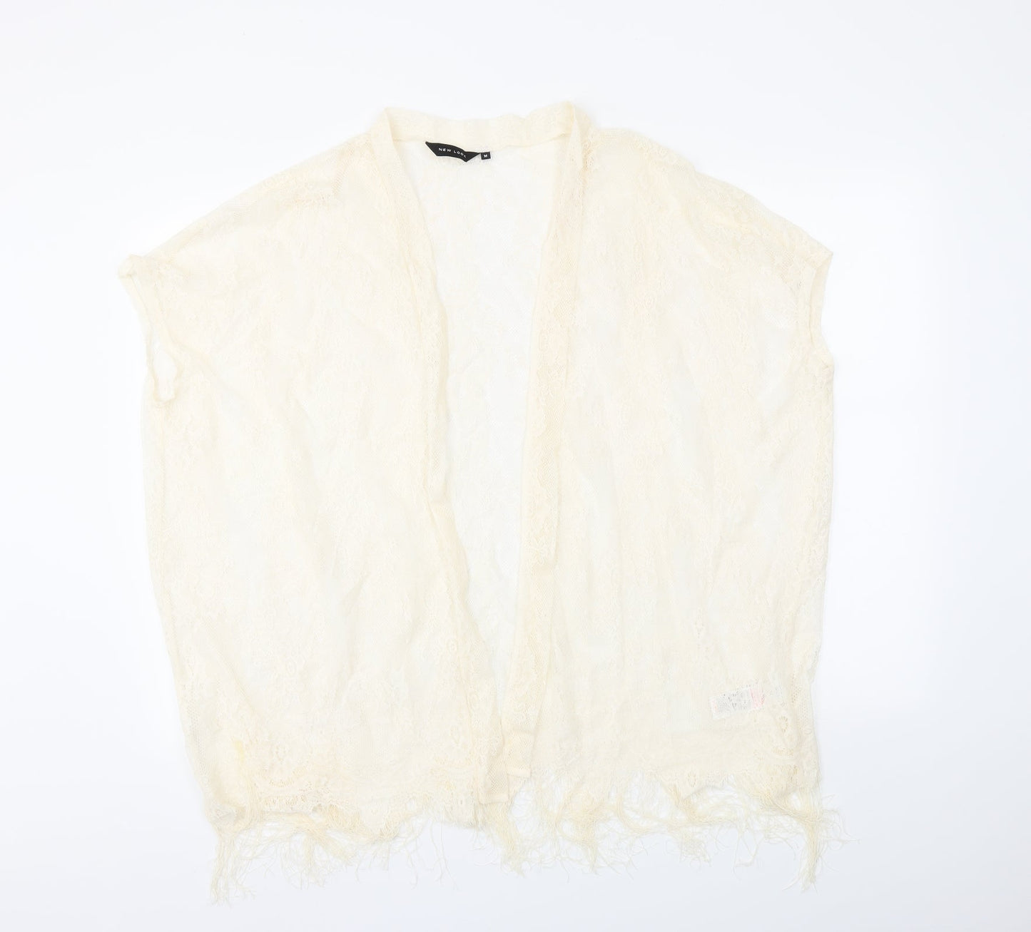 Womens UK Size M New Look Ivory Cardigan Jumper