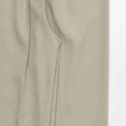 BM Womens Beige   Trousers  Size 16 L29 in - Elastic Waist Band