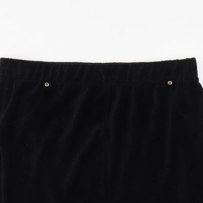 With Love Womens Black   Straight & Pencil Skirt Size L