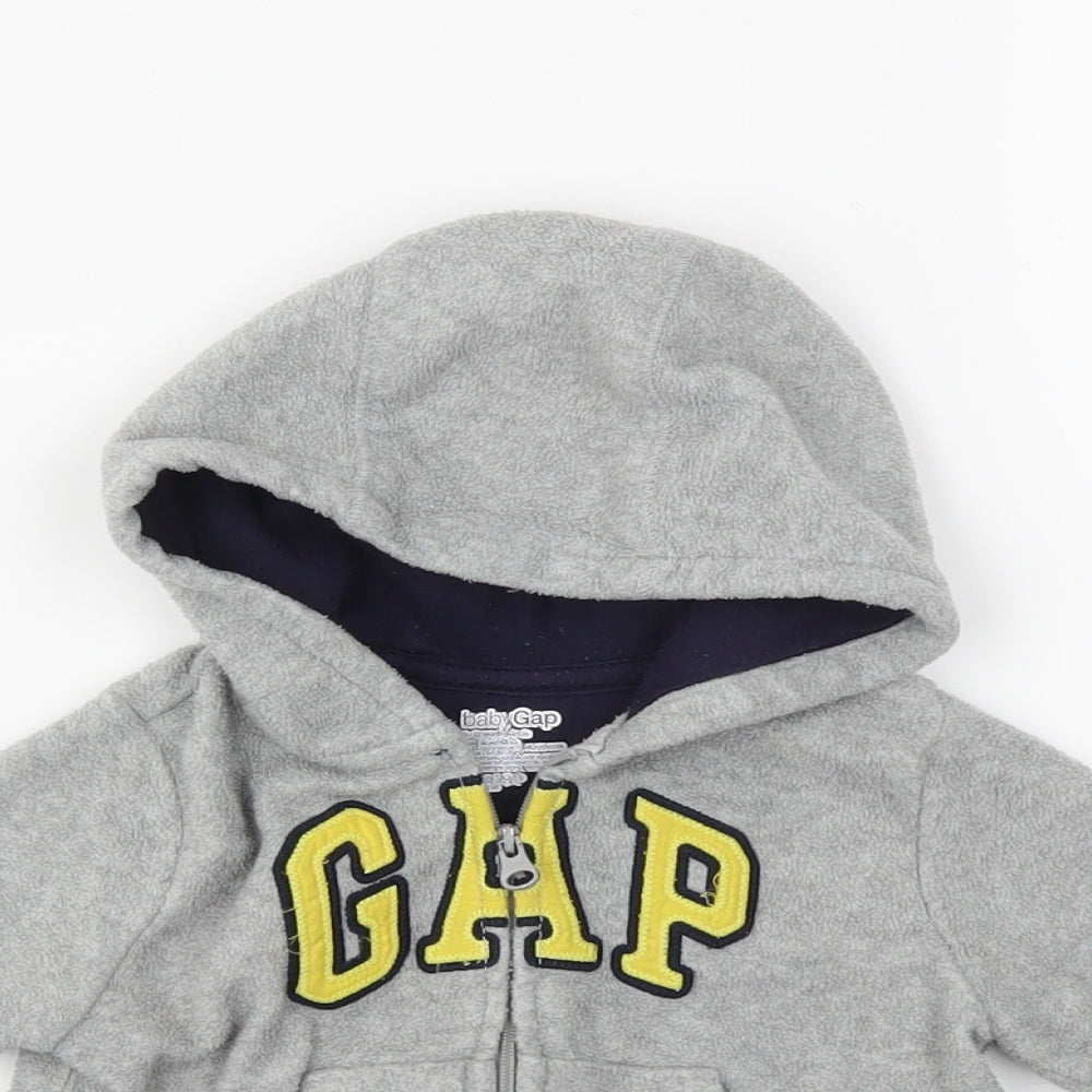 Gap Baby Grey   Full Zip Jumper Size 6-9 Months