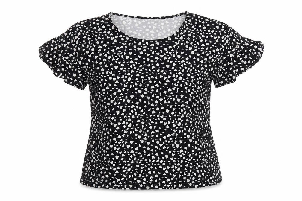 Womens UK Size 14 George Black Basic Blouse