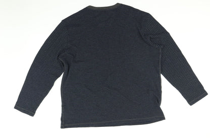Nautica Mens Multicoloured Striped  Pullover Jumper Size 2XL