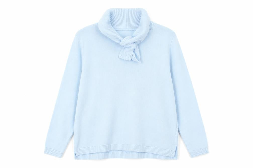 Womens UK Size L Preworn Blue Pullover Jumper