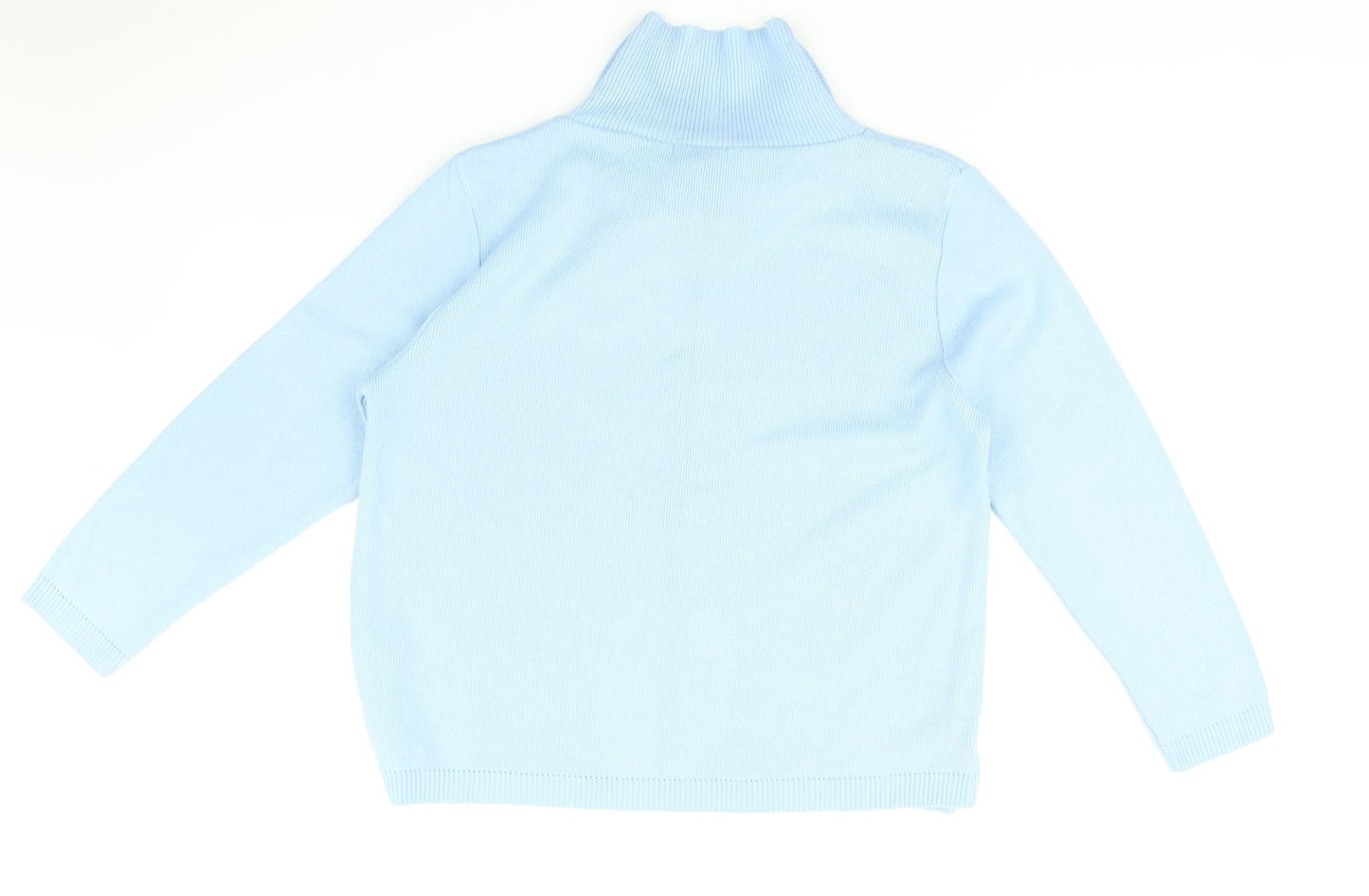 Womens UK Size L Preworn Blue Pullover Jumper