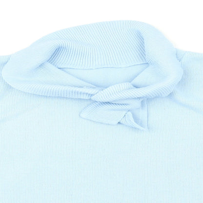 Womens UK Size L Preworn Blue Pullover Jumper