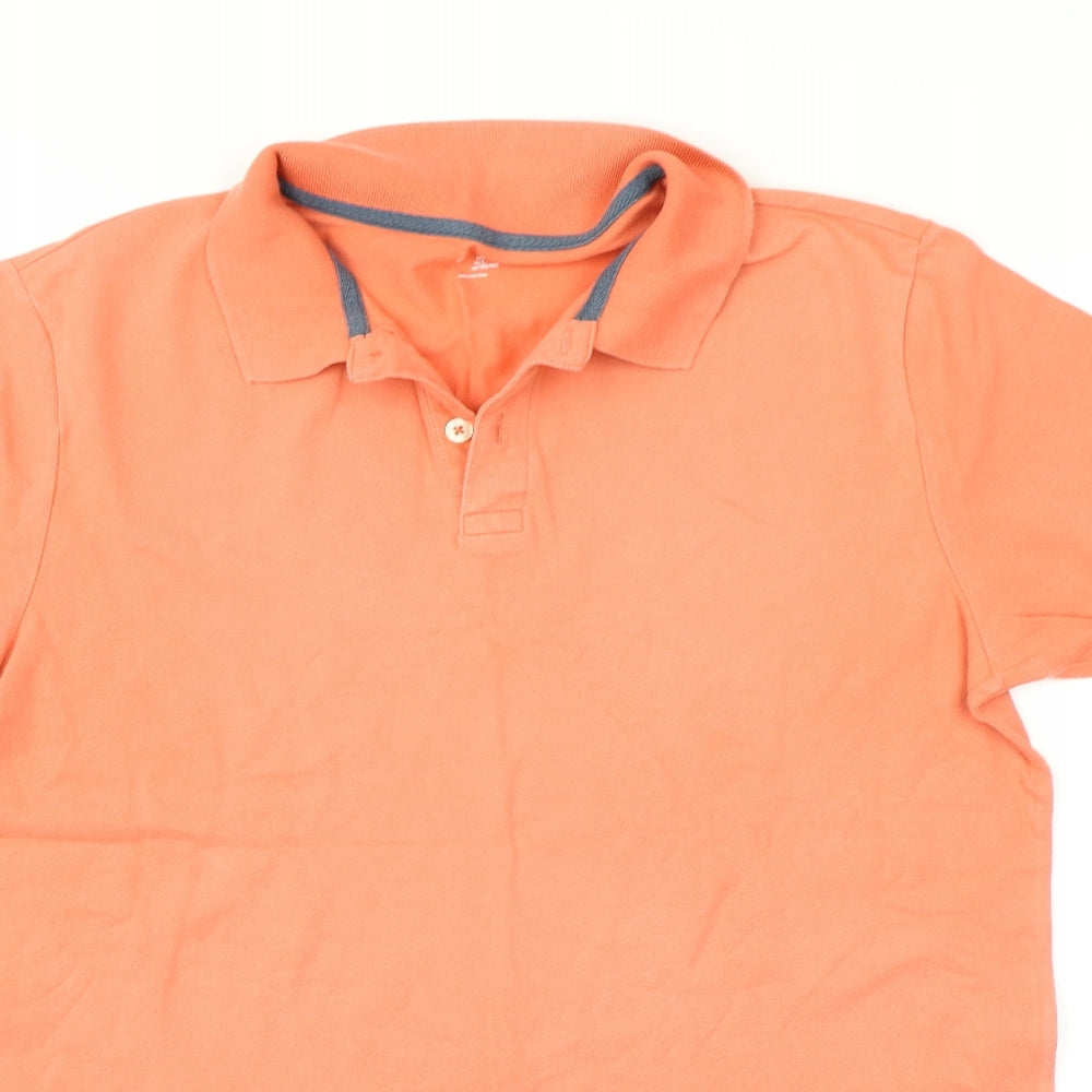 Gap Mens Orange    Polo Size L