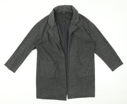 Womens UK Size M Zara Grey Cardigan Jumper