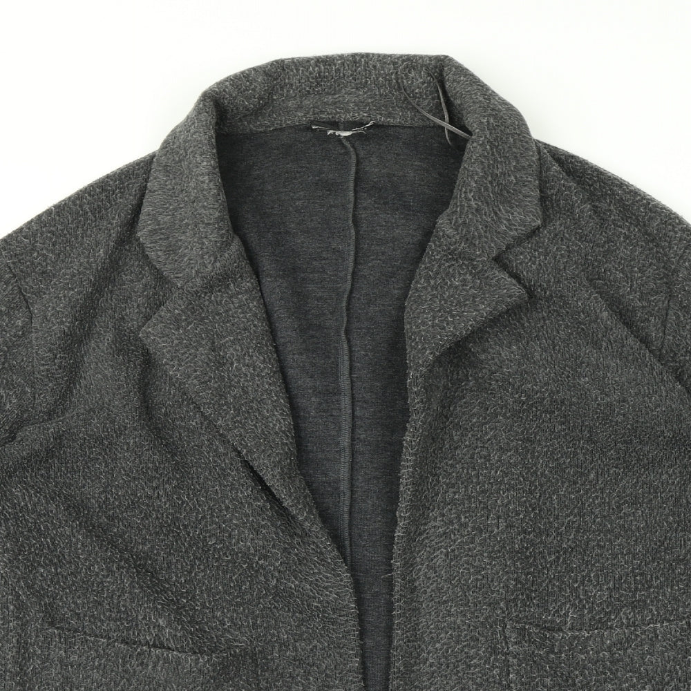 Womens UK Size M Zara Grey Cardigan Jumper