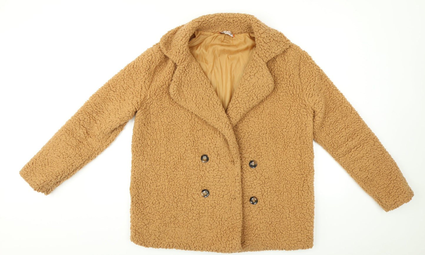 Boni Aro Womens Orange   Jacket Coat Size M