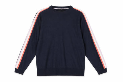 M&Co Womens Blue Striped  Pullover Jumper Size 12