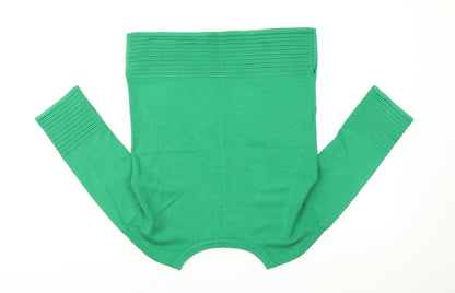 Womens UK Size 8 South Green Pullover Jumper