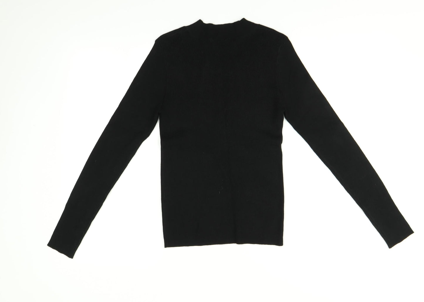 Womens UK Size S Oasis Black Pullover Jumper