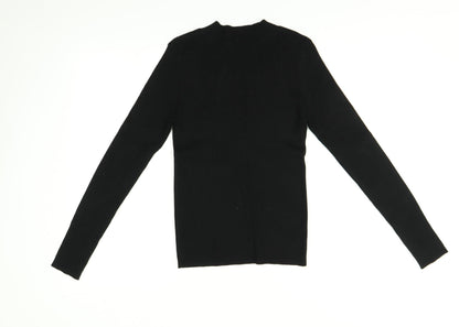 Womens UK Size S Oasis Black Pullover Jumper