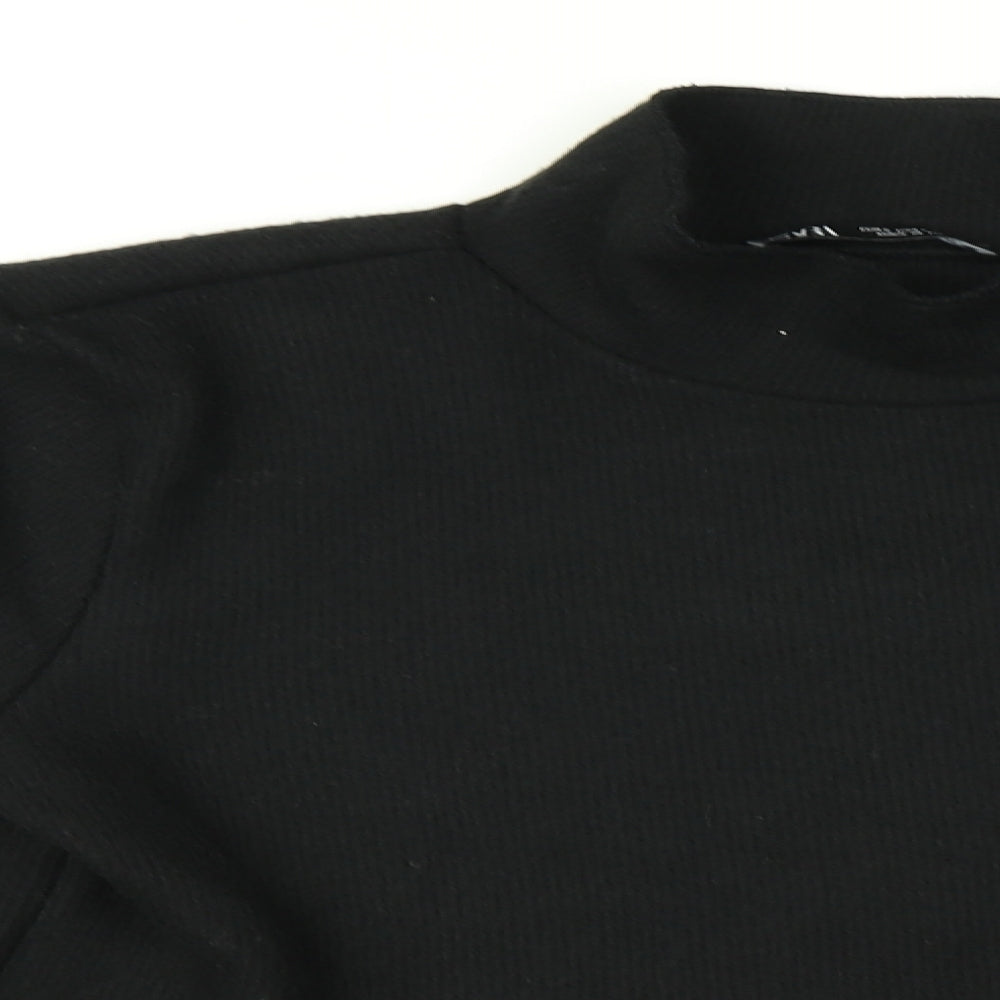 Womens UK Size S Zara Black Pullover Jumper