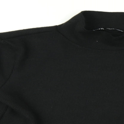 Womens UK Size S Zara Black Pullover Jumper