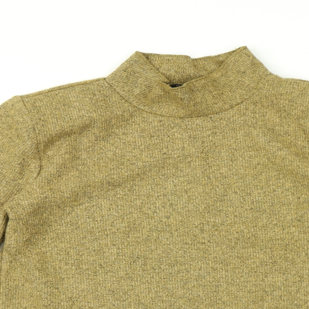 Womens UK Size S Zara Brown Pullover Jumper