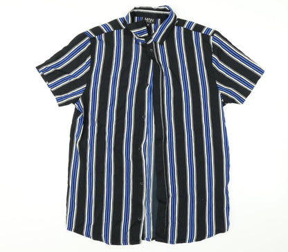 Mens UK Size M boohooMAN Multicoloured  Button-Up Short Sleeve Casual Shirt