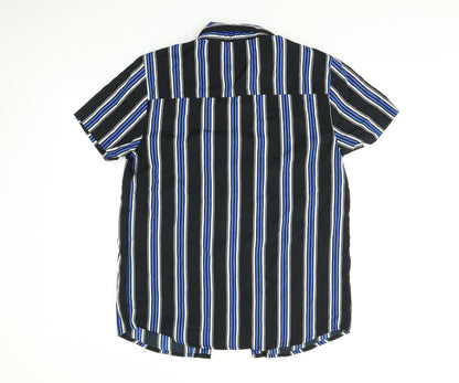 Mens UK Size M boohooMAN Multicoloured  Button-Up Short Sleeve Casual Shirt